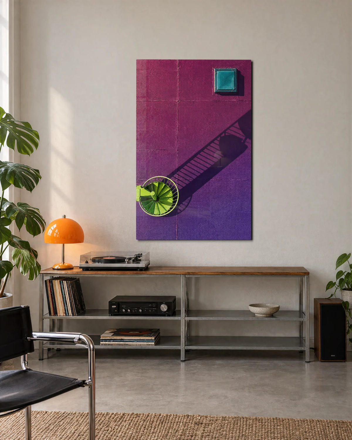 Spiral Shadow — shown in a living space
