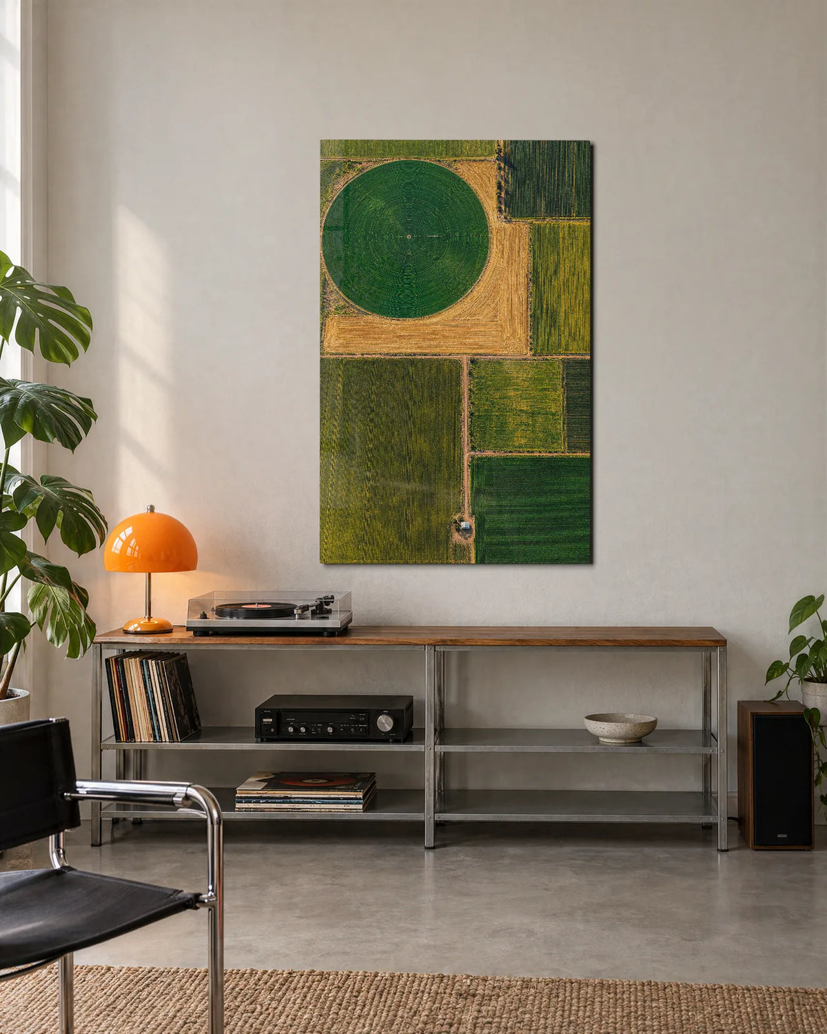 Field Geometry — shown in a living space