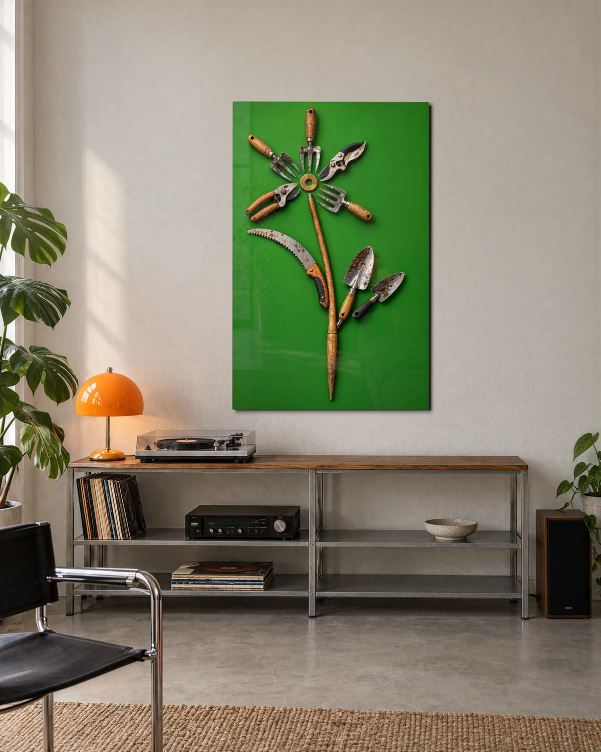 Tools in Bloom — shown in a living space