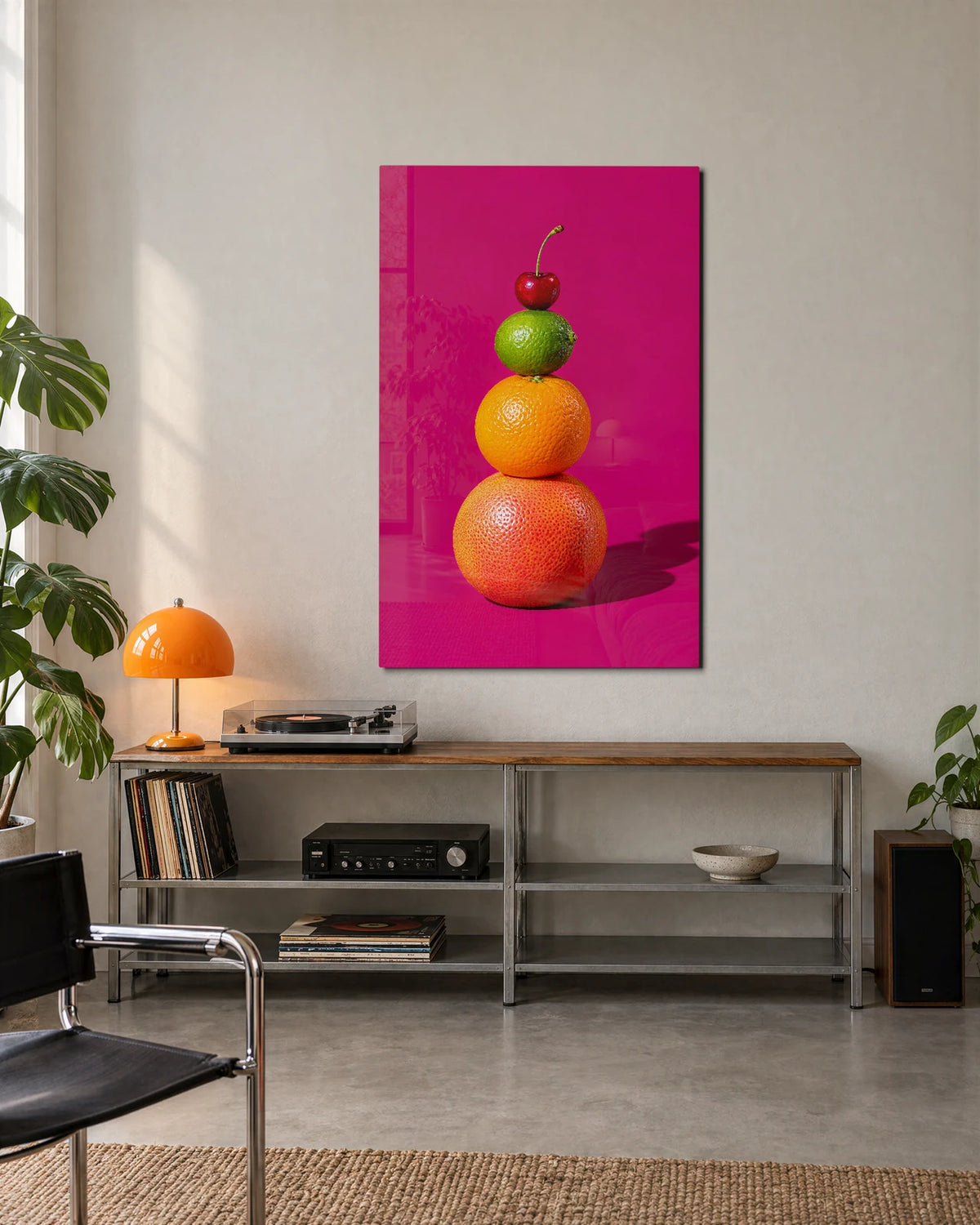 Fruit on Fruit — shown in a living space