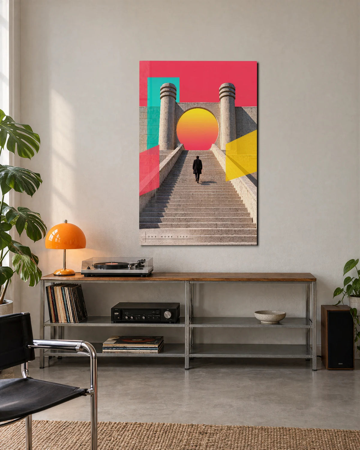 One More Step — shown in a living space