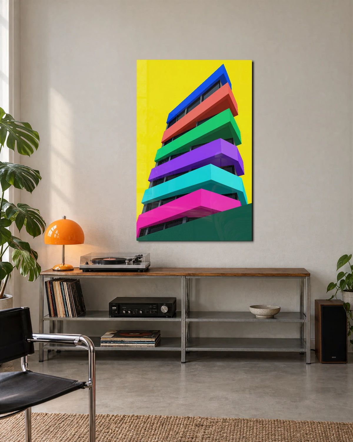 Colour Floors — shown in a living space