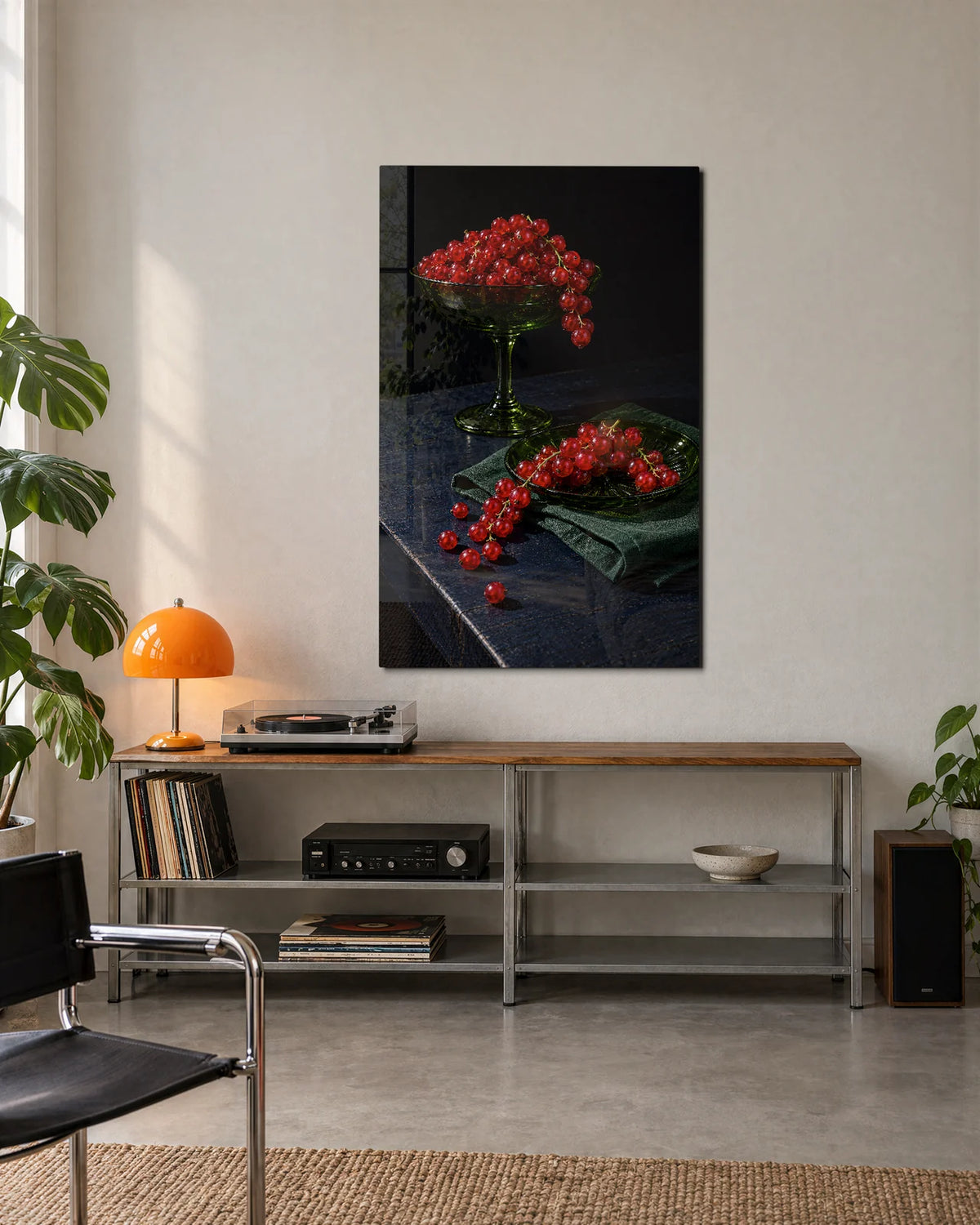Redcurrants After Hours — shown in a living space