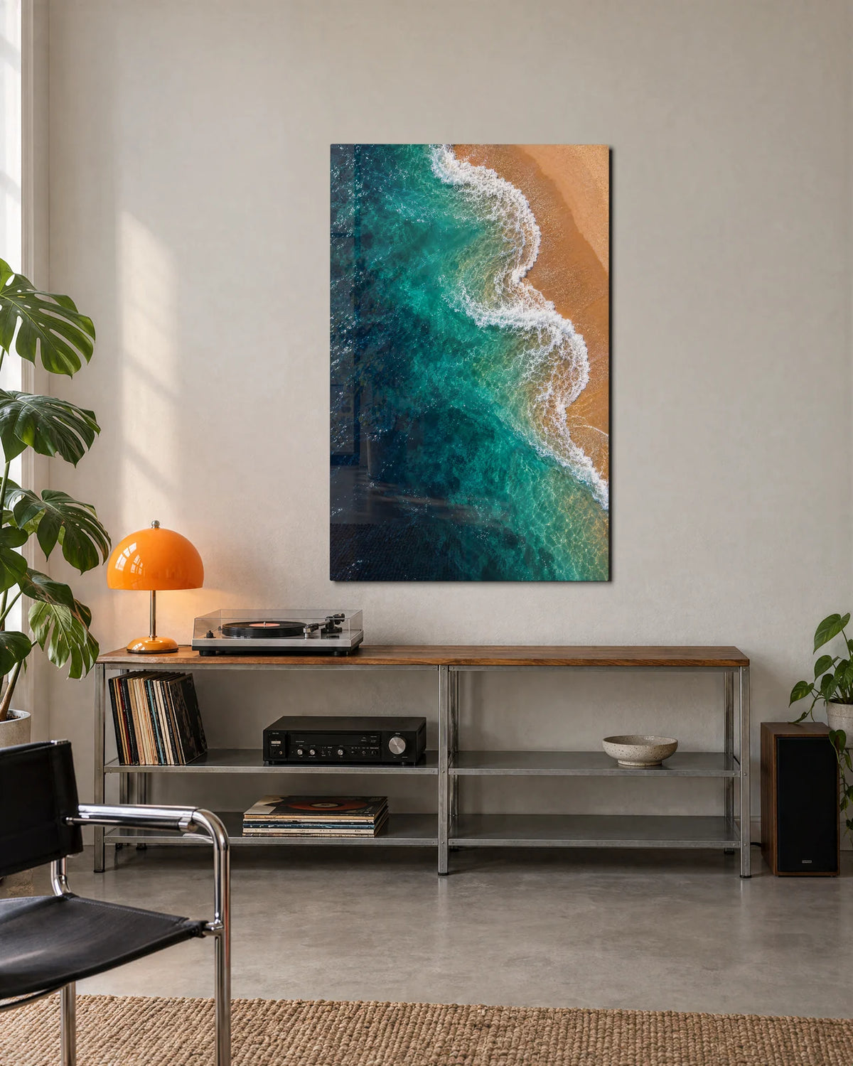 Shoreline Curve — shown in a living space