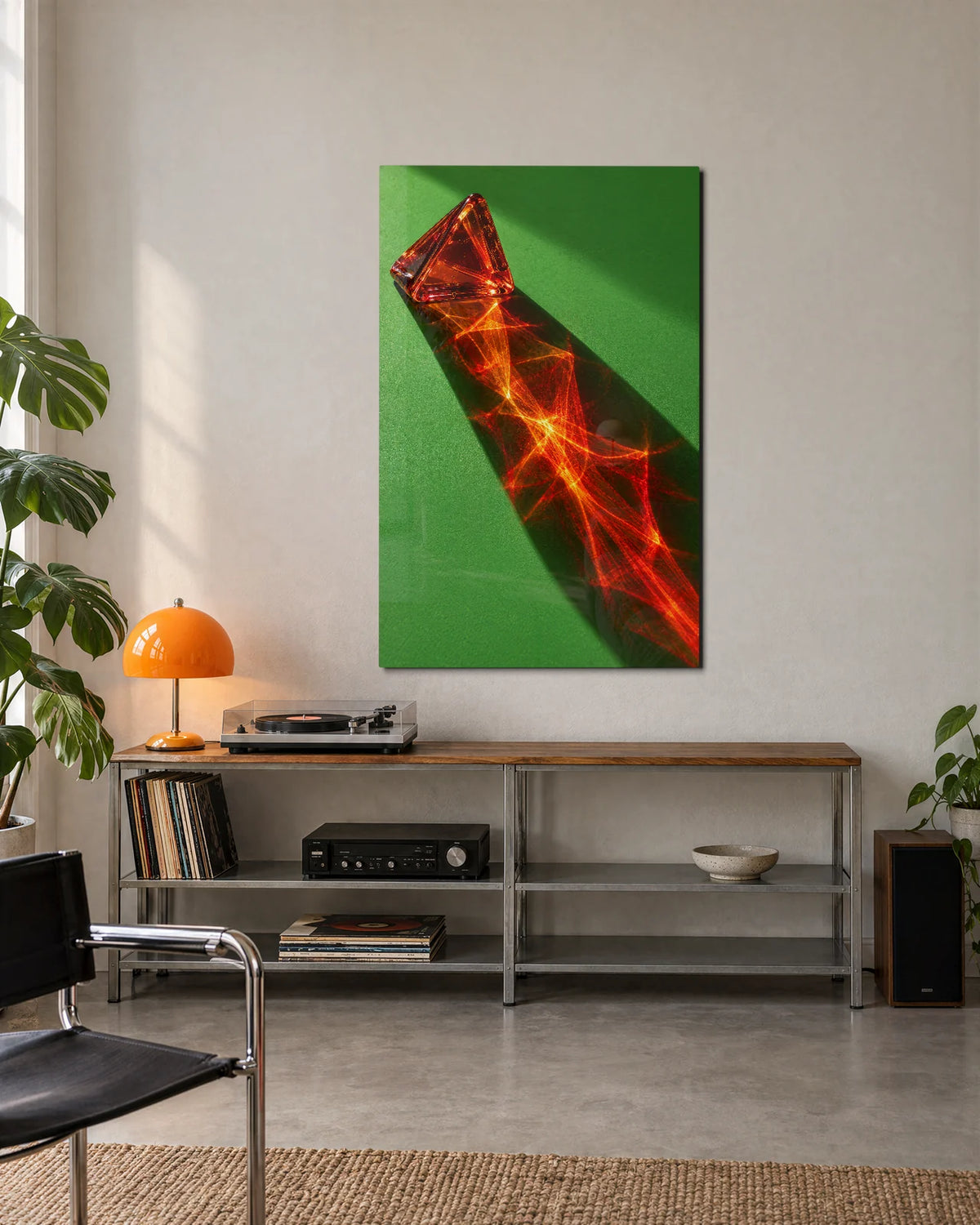 Amber Refraction — shown in a living space