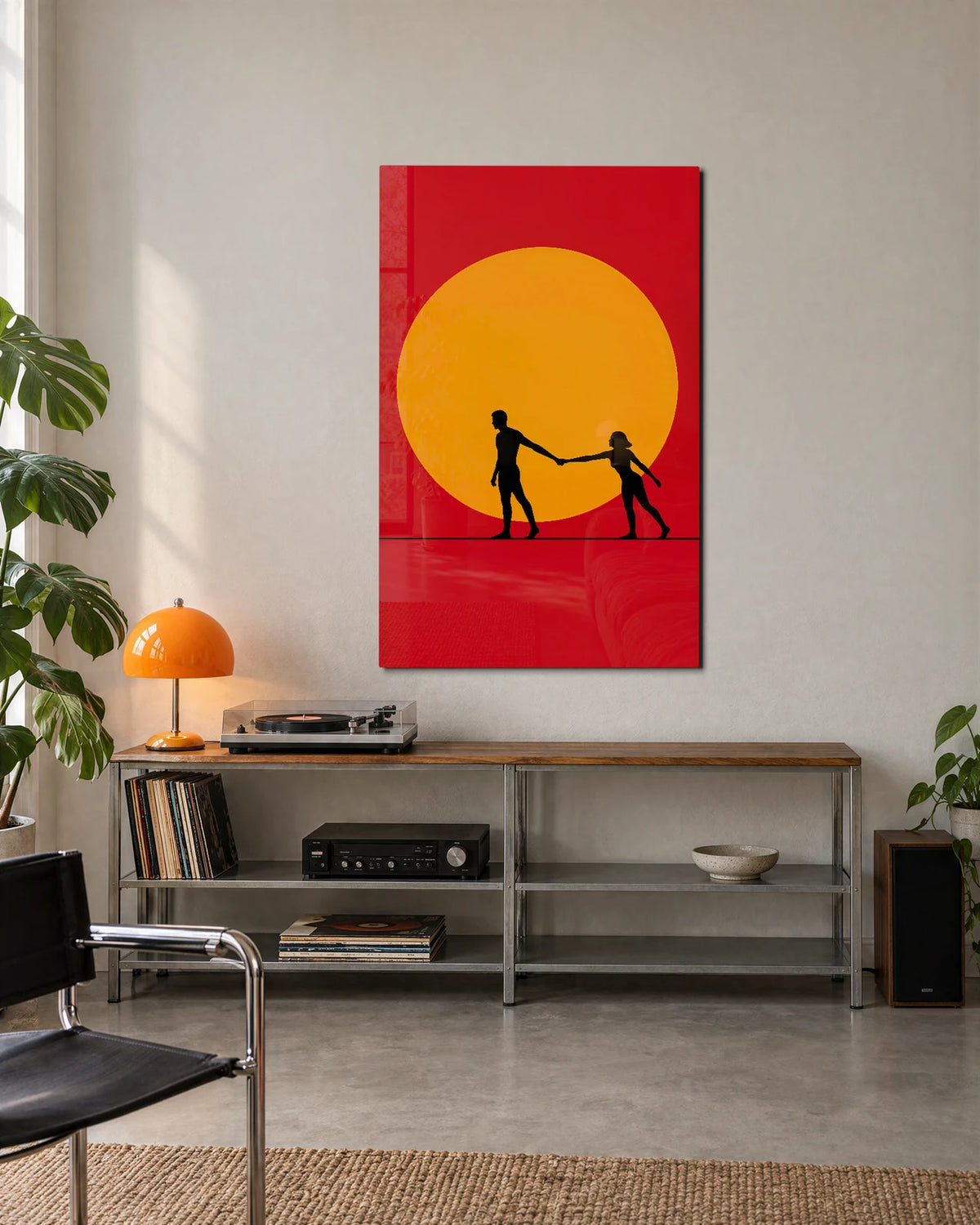 Hand in Hand — shown in a living space