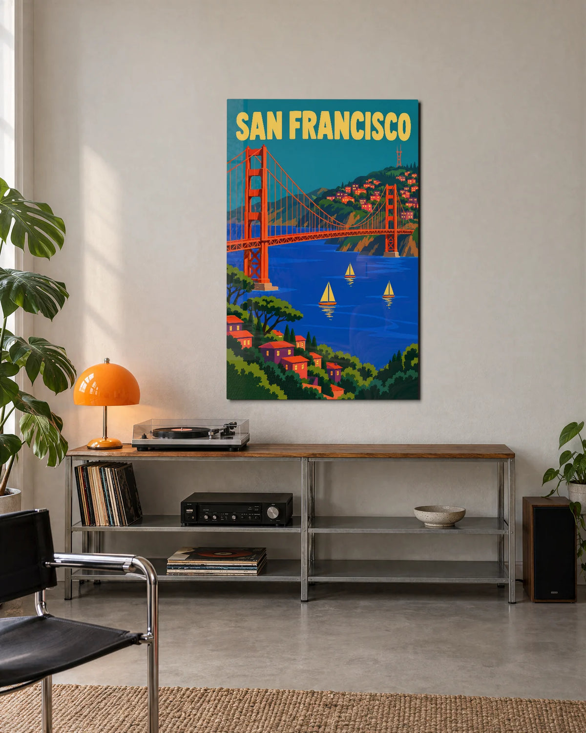 San Francisco in Colour — shown in a living space