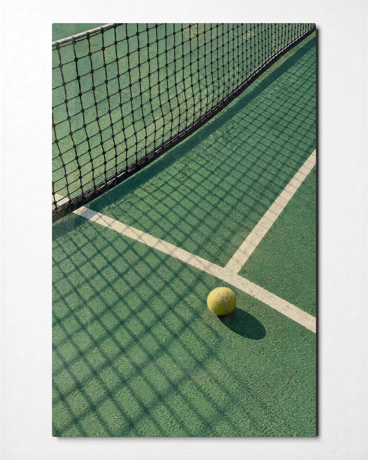 After the Last Point — front view of glass wall art