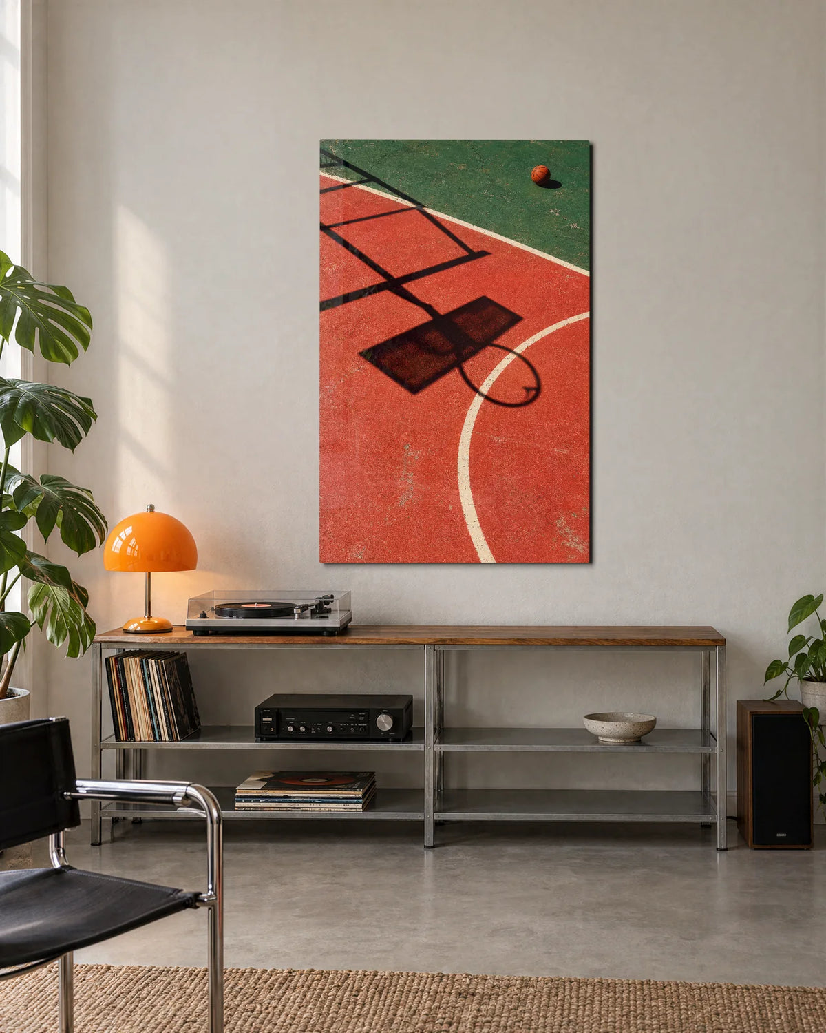 Court in the Sun — shown in a living space