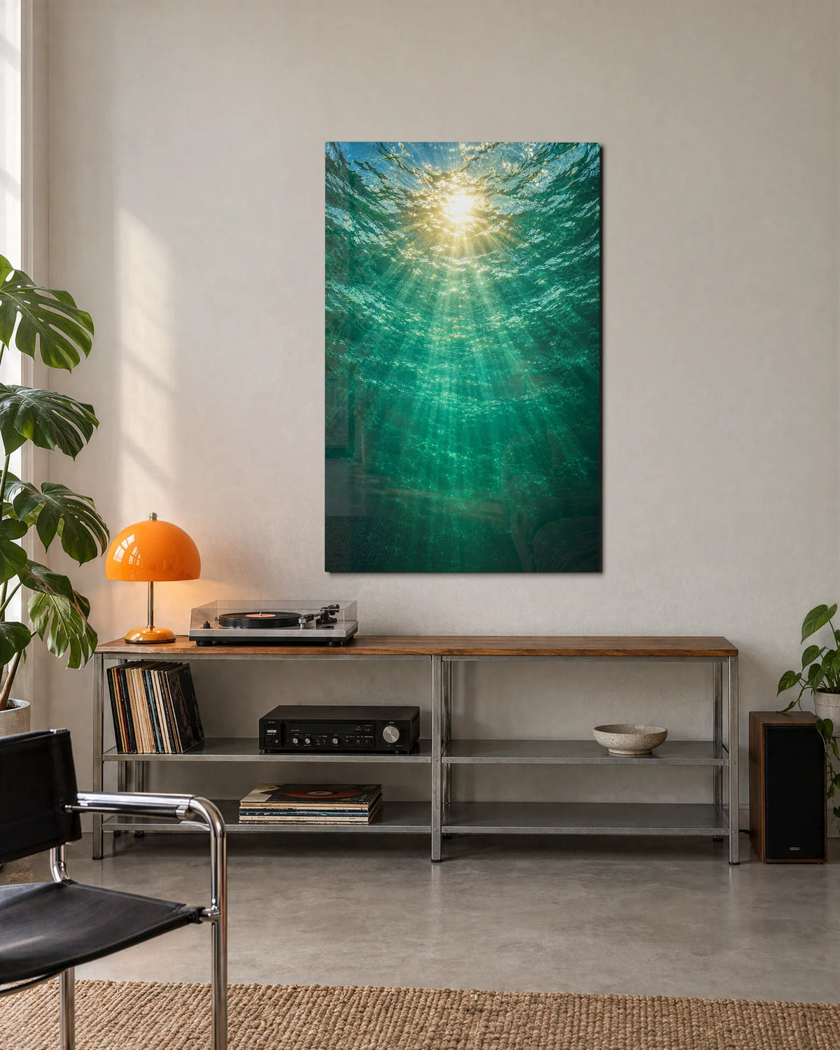 Under the Sunlit Surface — shown in a living space