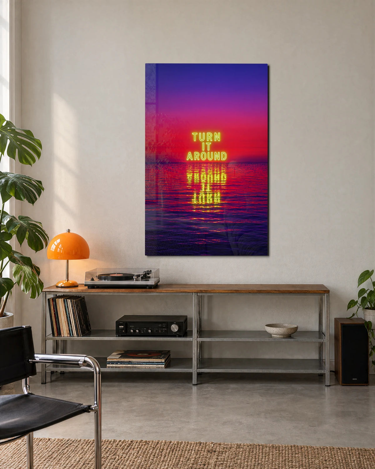 Turn It Around — shown in a living space