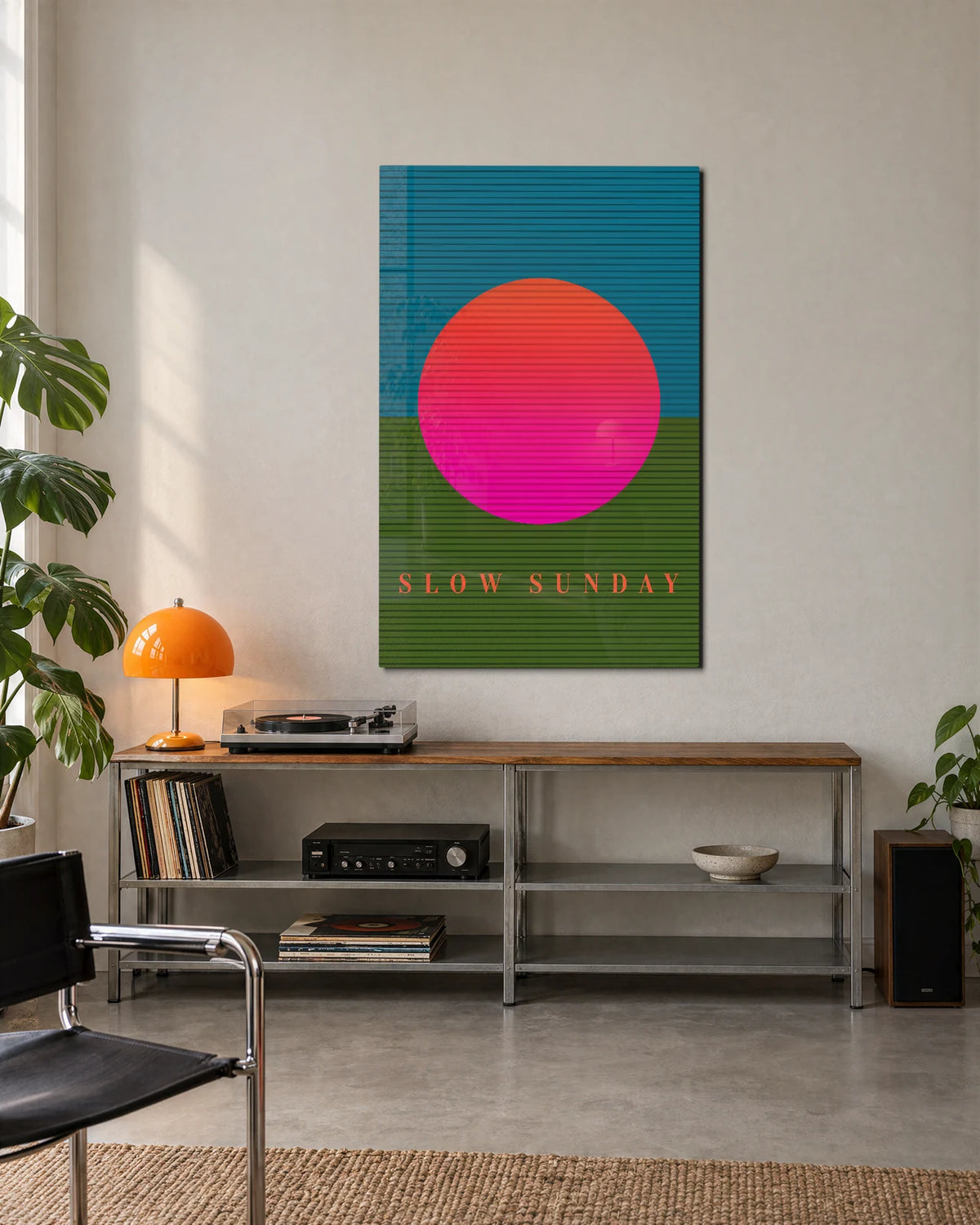Slow Sunday — shown in a living space