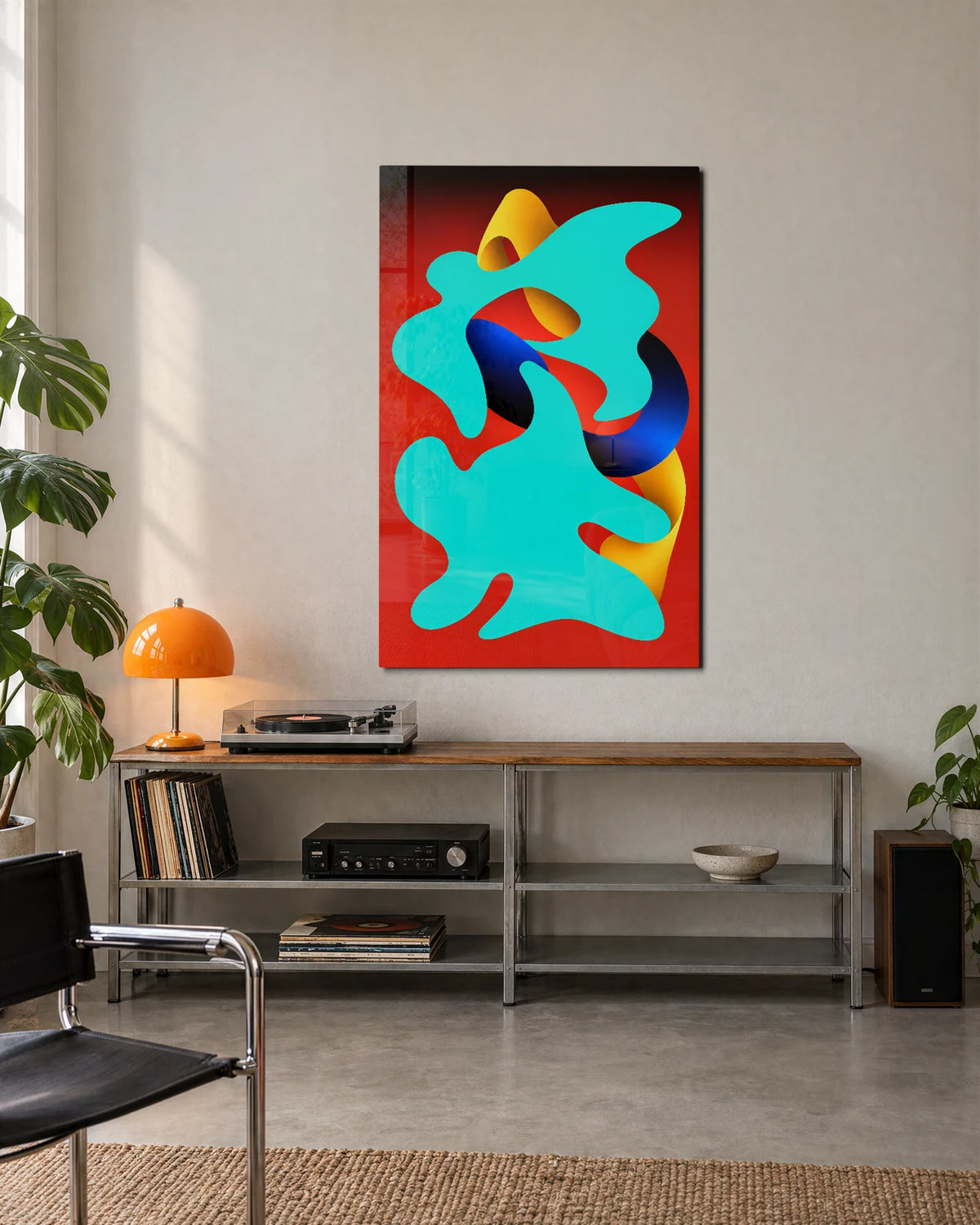 Shapes in Play — shown in a living space