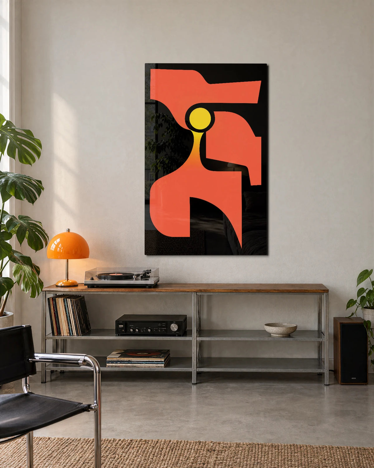 Coral Curves — shown in a living space