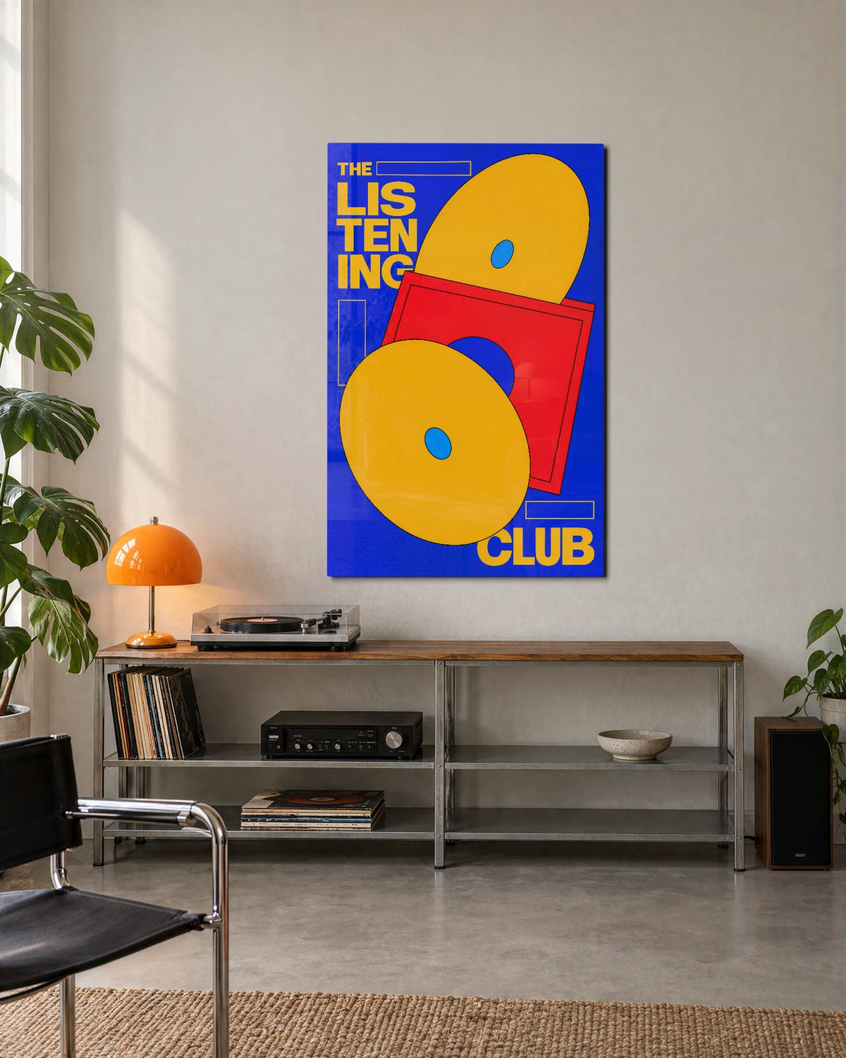 The Listening Club — shown in a living space