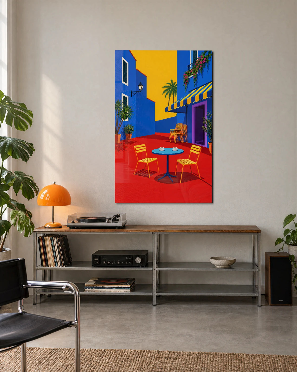Coffee in Primary Colours — shown in a living space