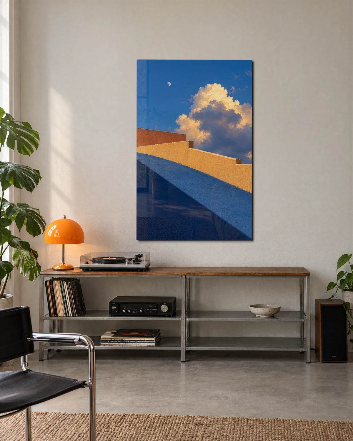 Steps under the Cloud — shown in a living space