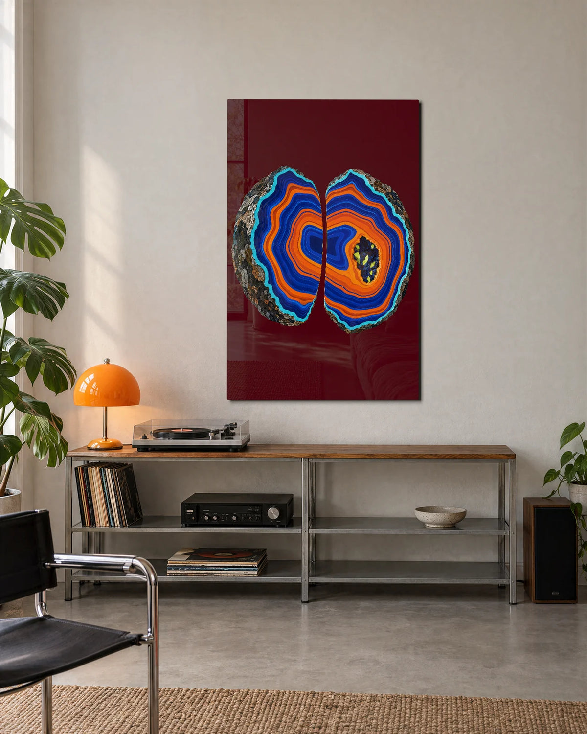 Two Sides of Stone — shown in a living space