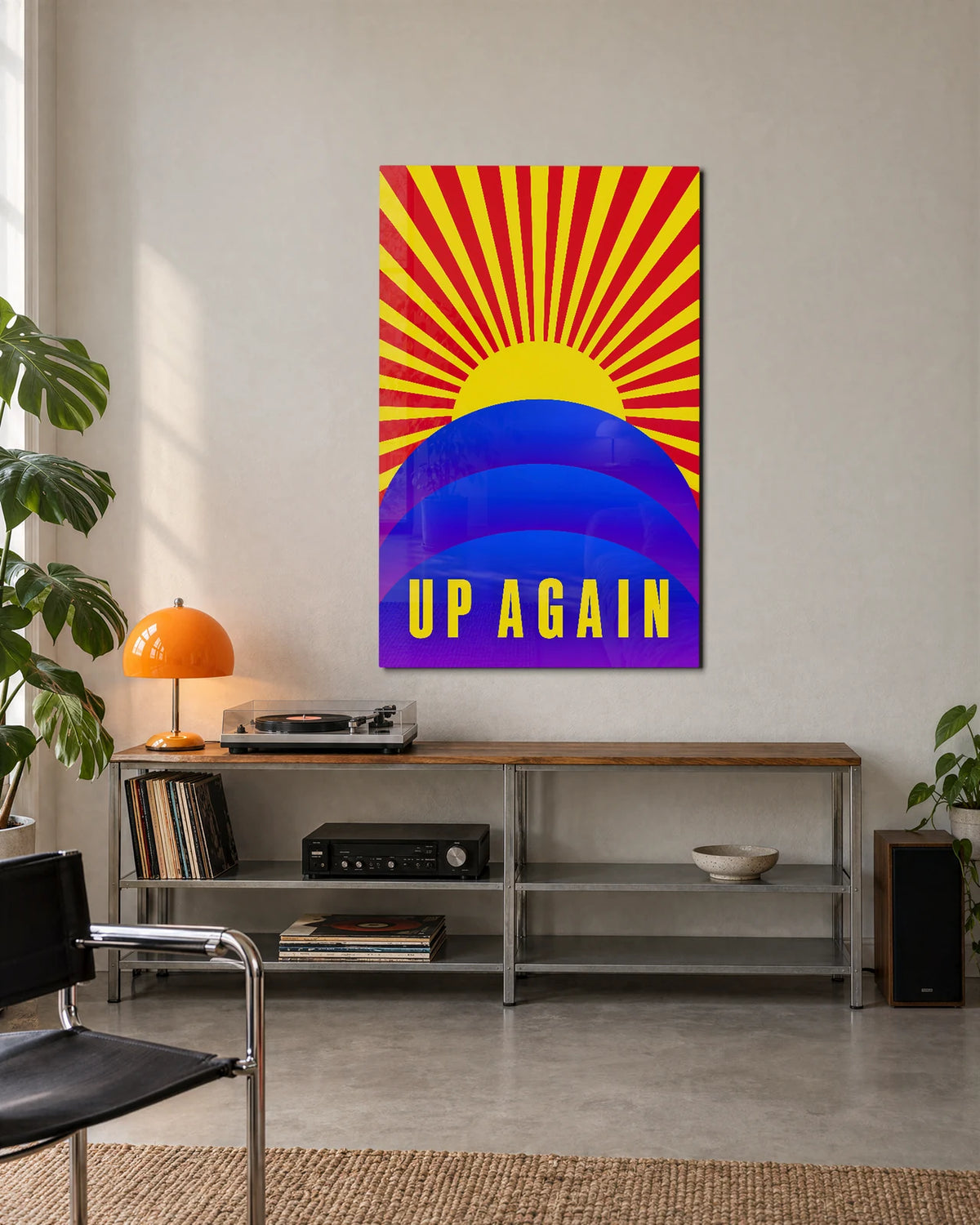 Up Again — shown in a living space
