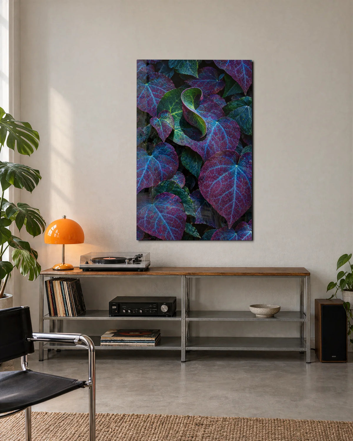 Leaves with a Twist — shown in a living space