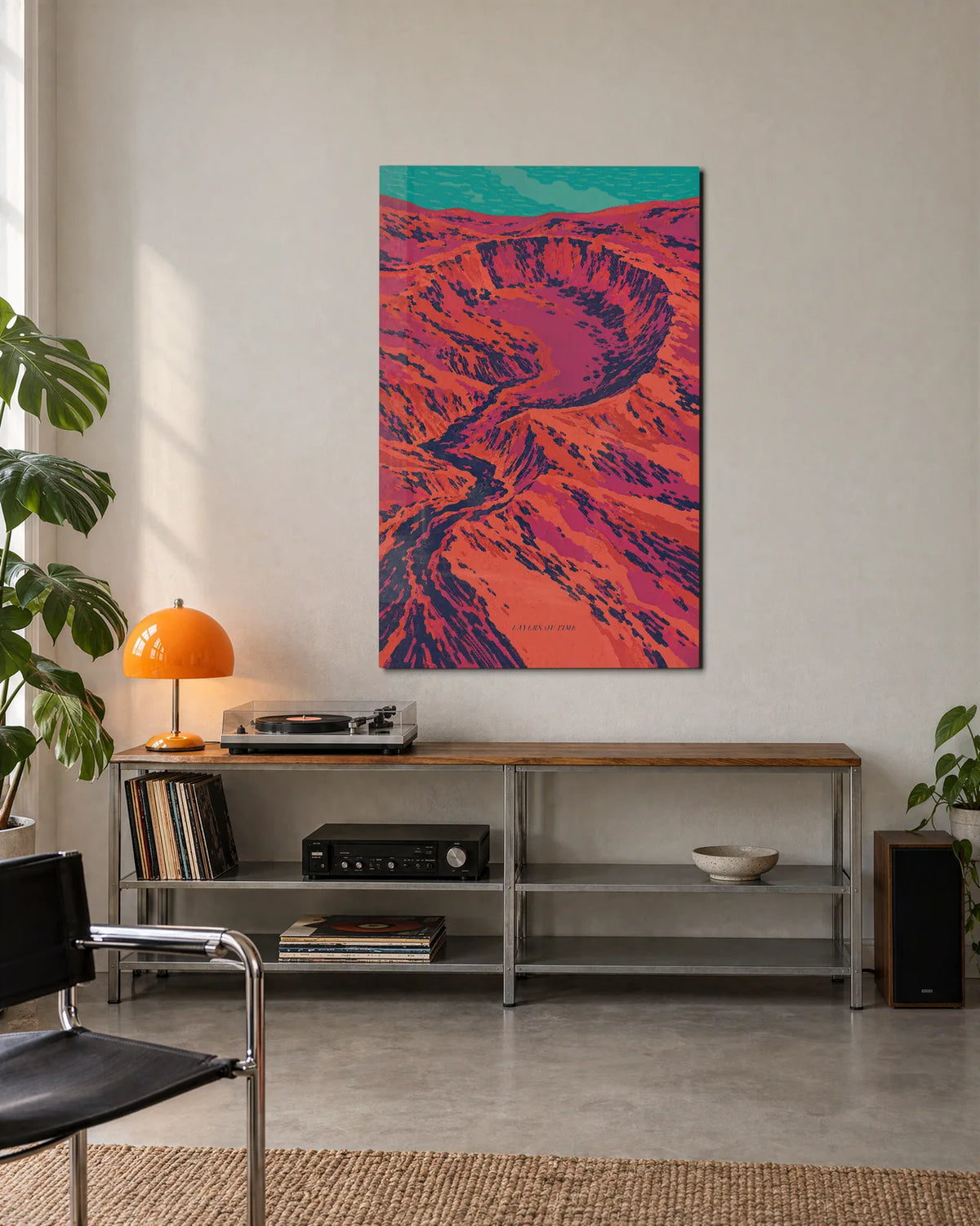 Layers of Time — shown in a living space