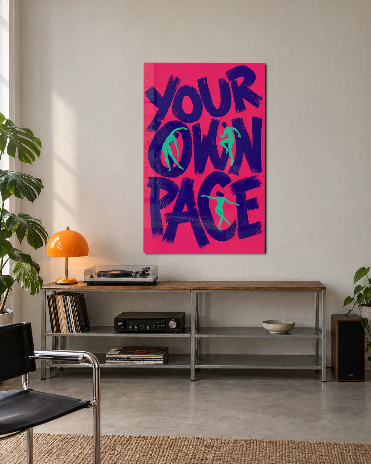 Your Own Pace — shown in a living space