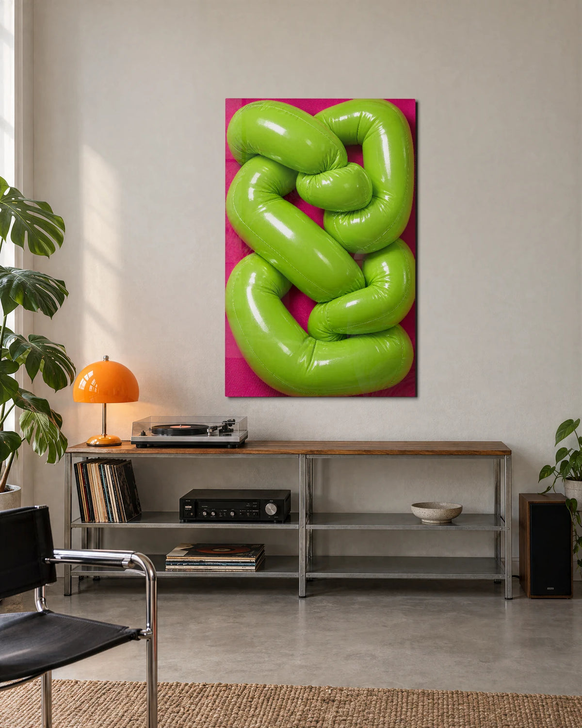 Lime Knot — shown in a living space