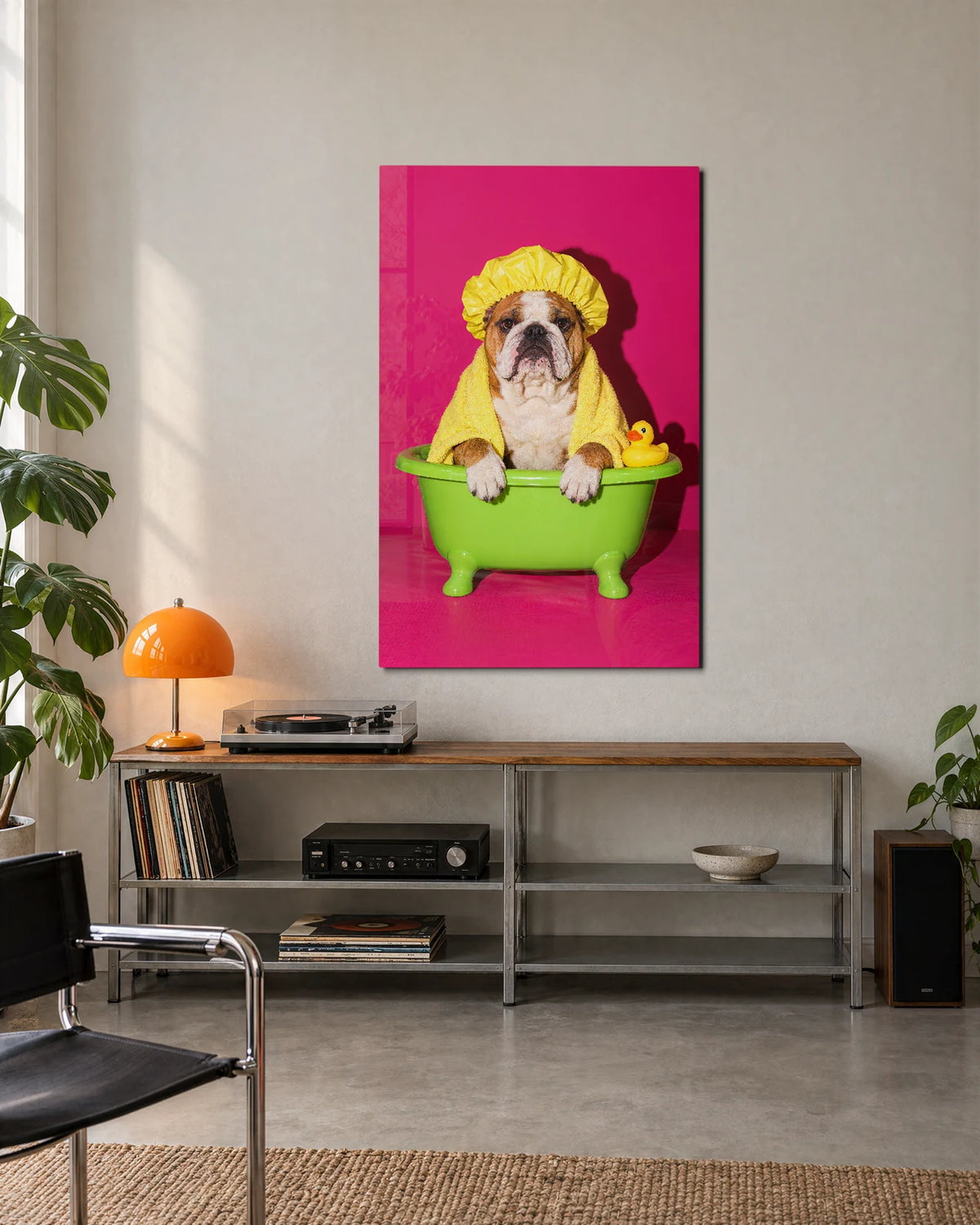 Bath Time Attitude — shown in a living space