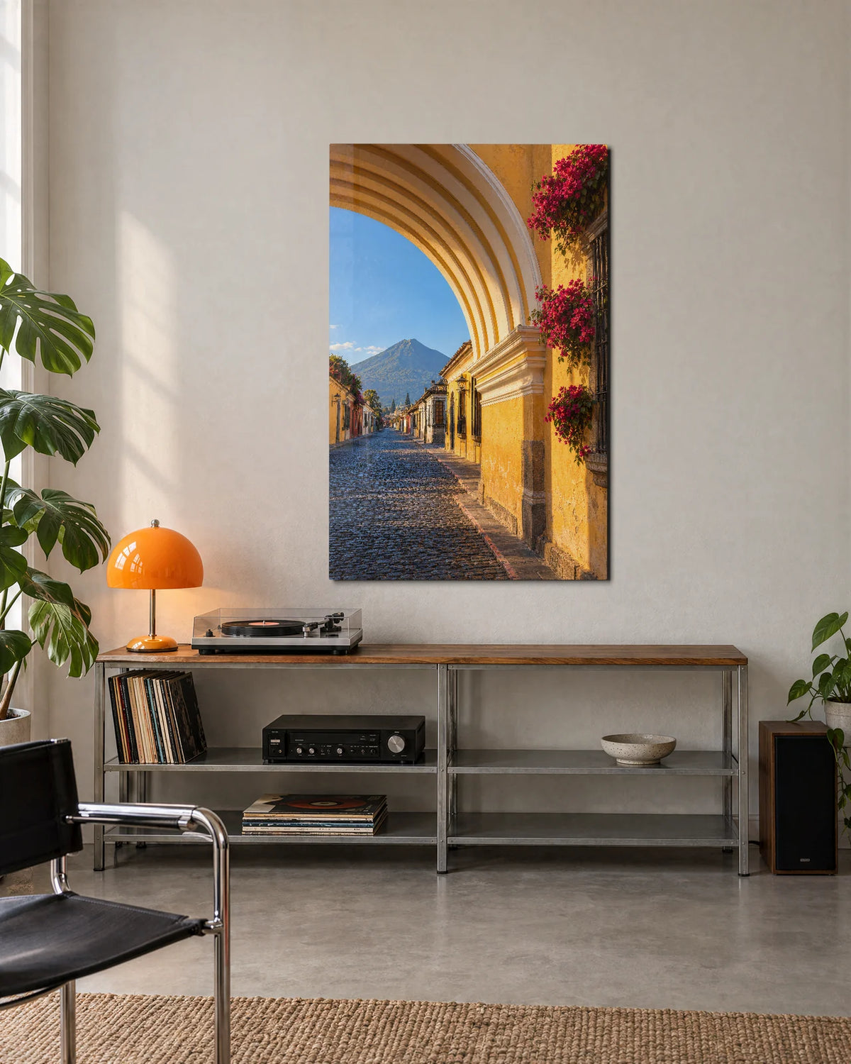 Under the Yellow Arch — shown in a living space