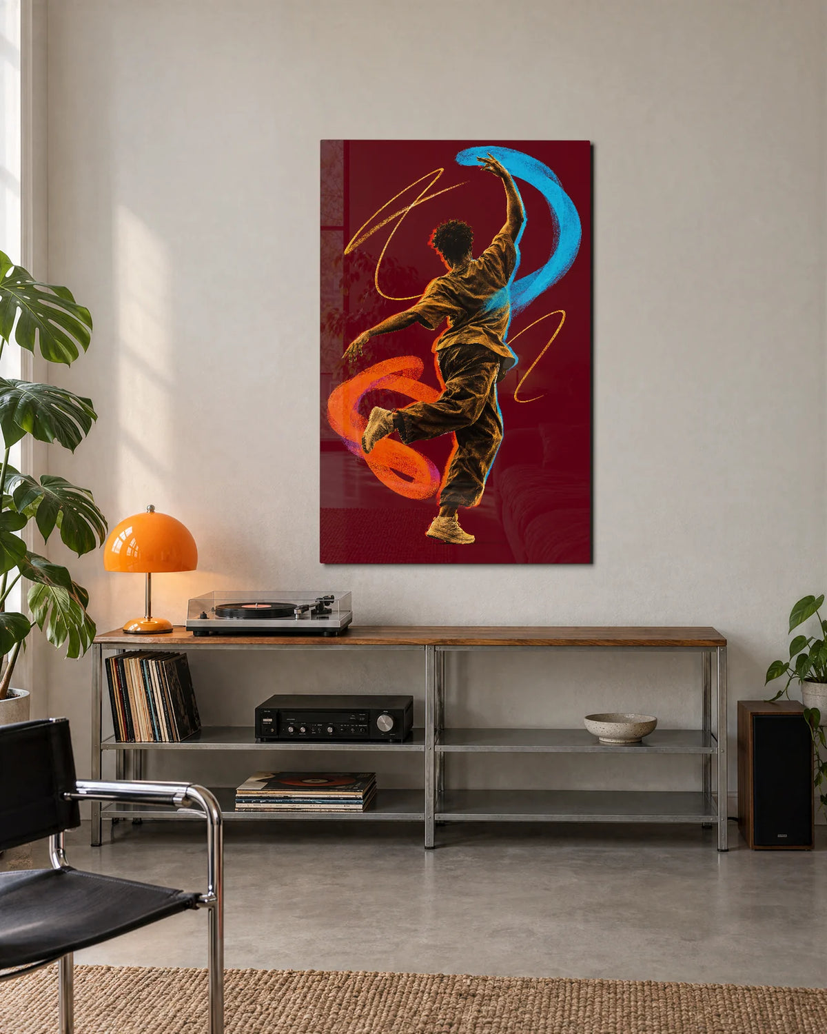 Move Through Colour — shown in a living space