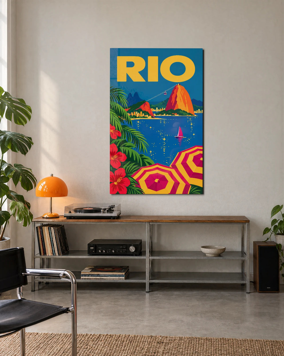 Rio in the Sun — shown in a living space