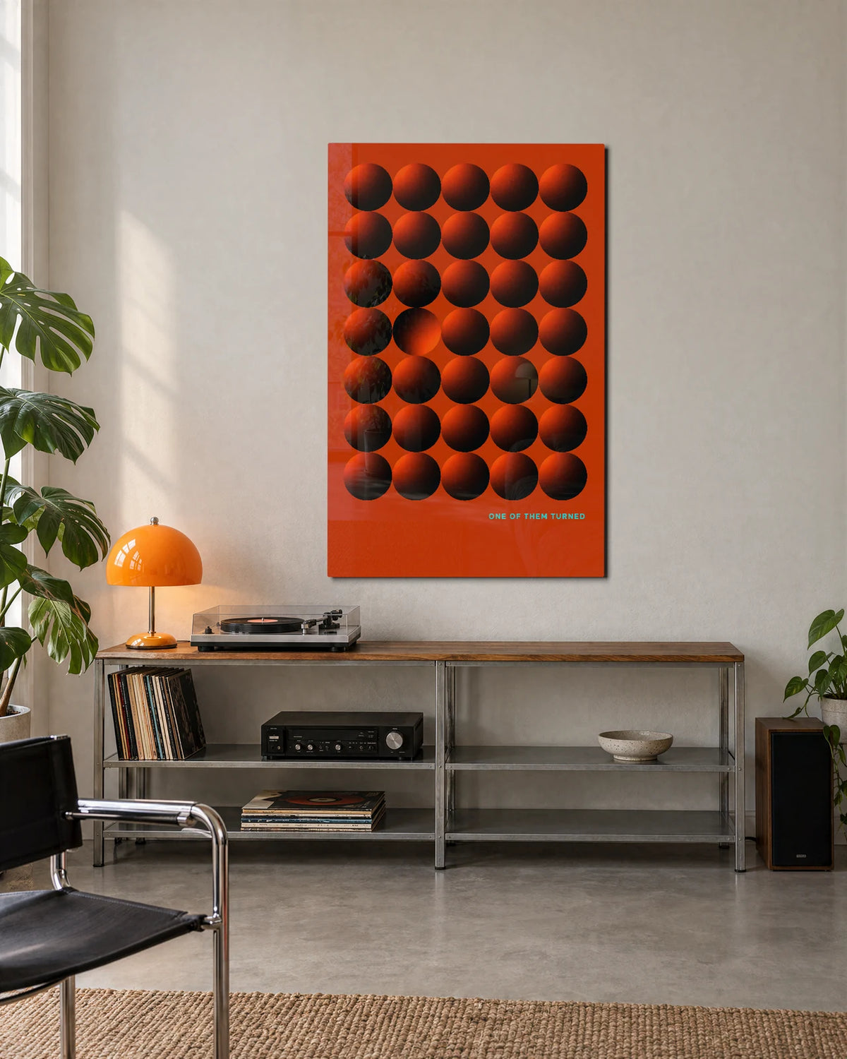 One of Them Turned — shown in a living space