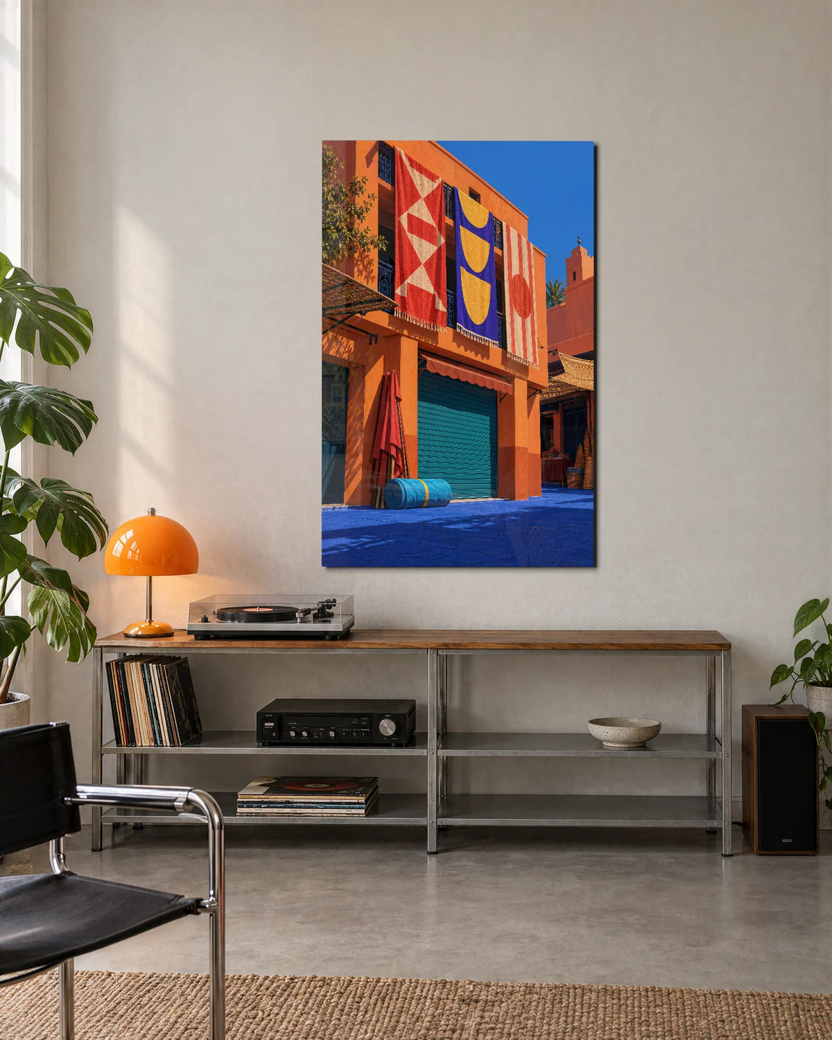 Banners in the Sun — shown in a living space