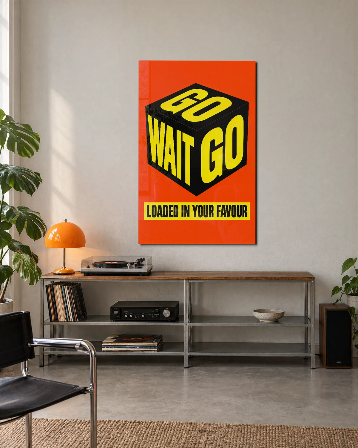 Loaded in Your Favour — shown in a living space