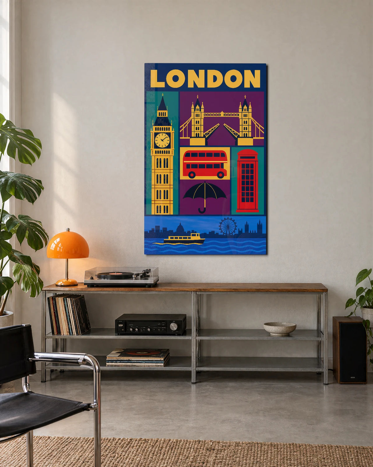 London in Pieces — shown in a living space
