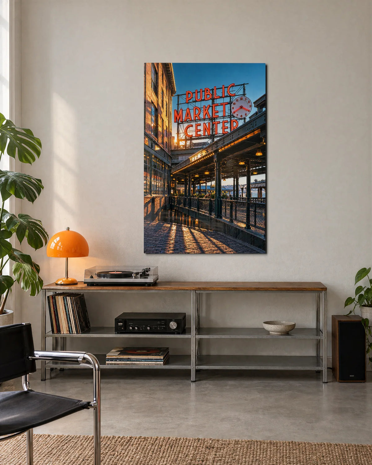Market in the Light — shown in a living space