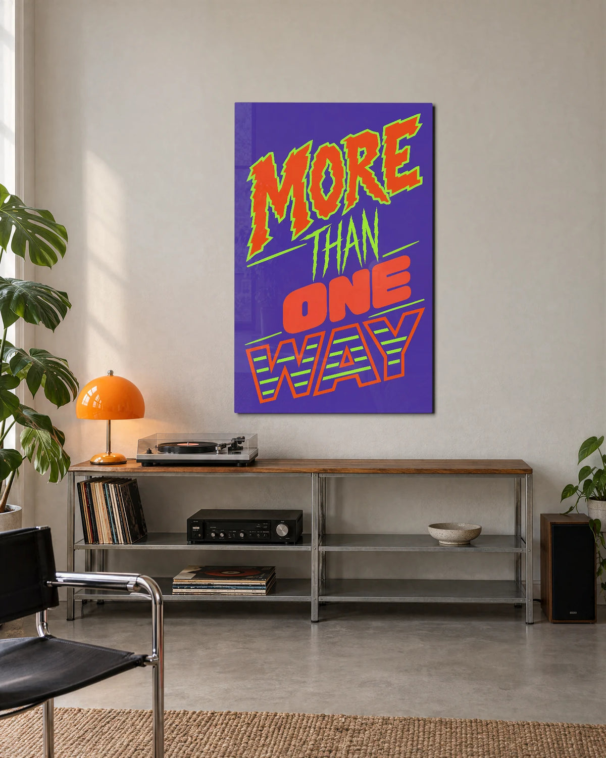 More Than One Way — shown in a living space