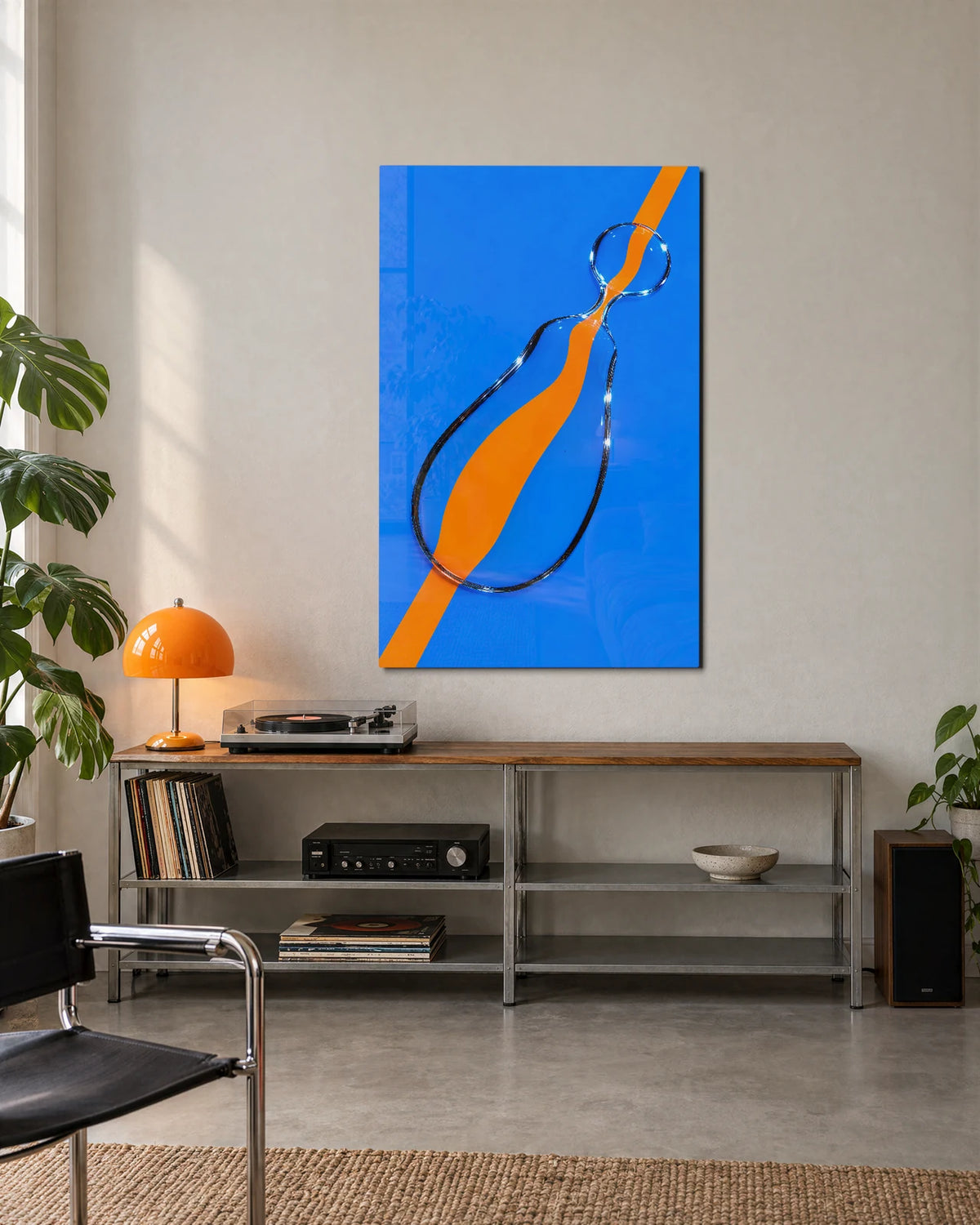 Colour through Clear — shown in a living space