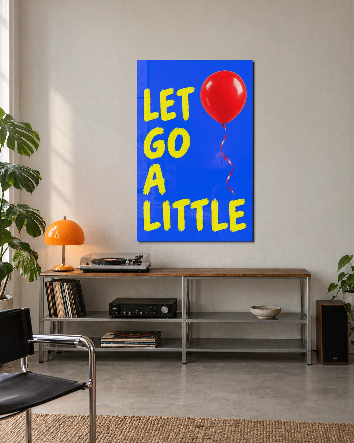Let Go a Little — shown in a living space