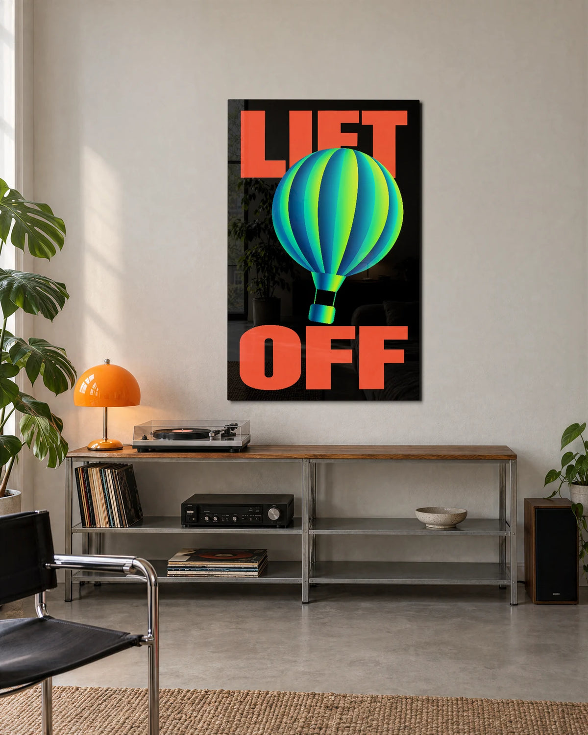 Lift Off — shown in a living space