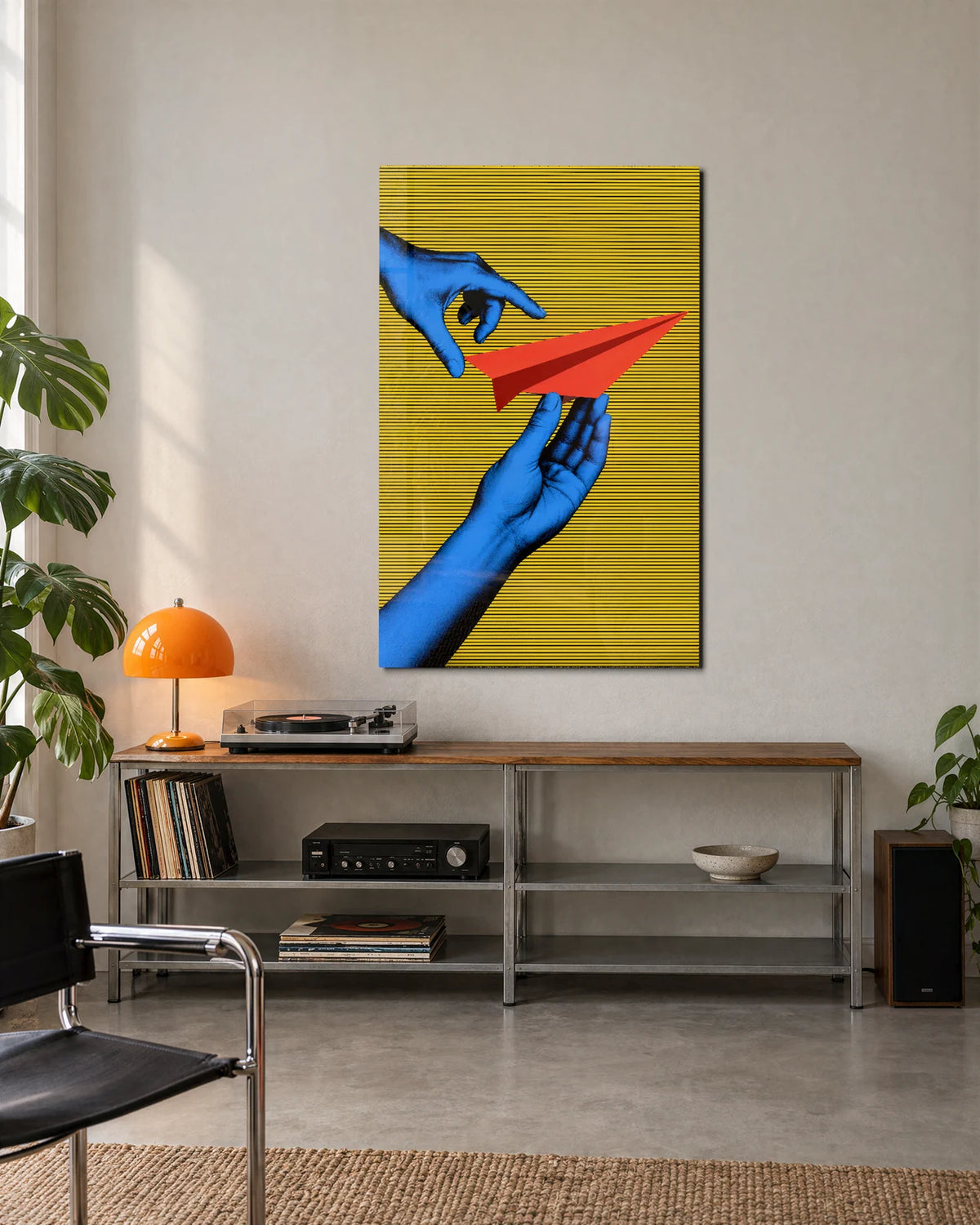Ready for Takeoff — shown in a living space