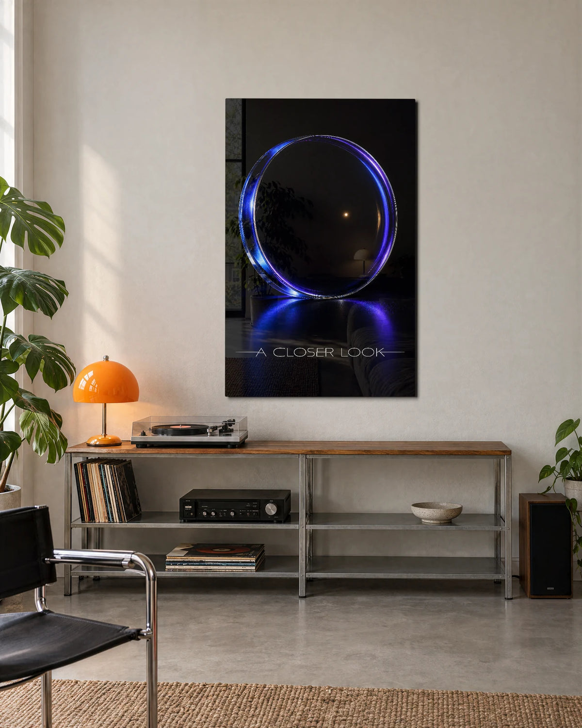 A Closer Look — shown in a living space