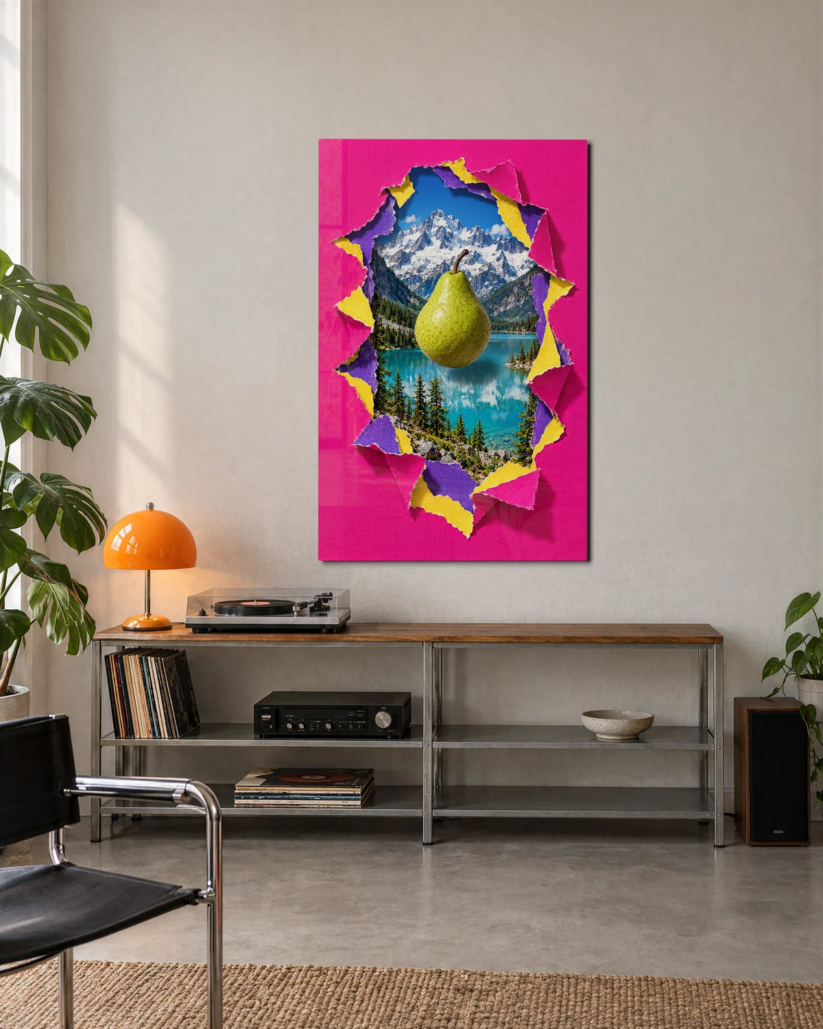 A Pear Elsewhere — shown in a living space