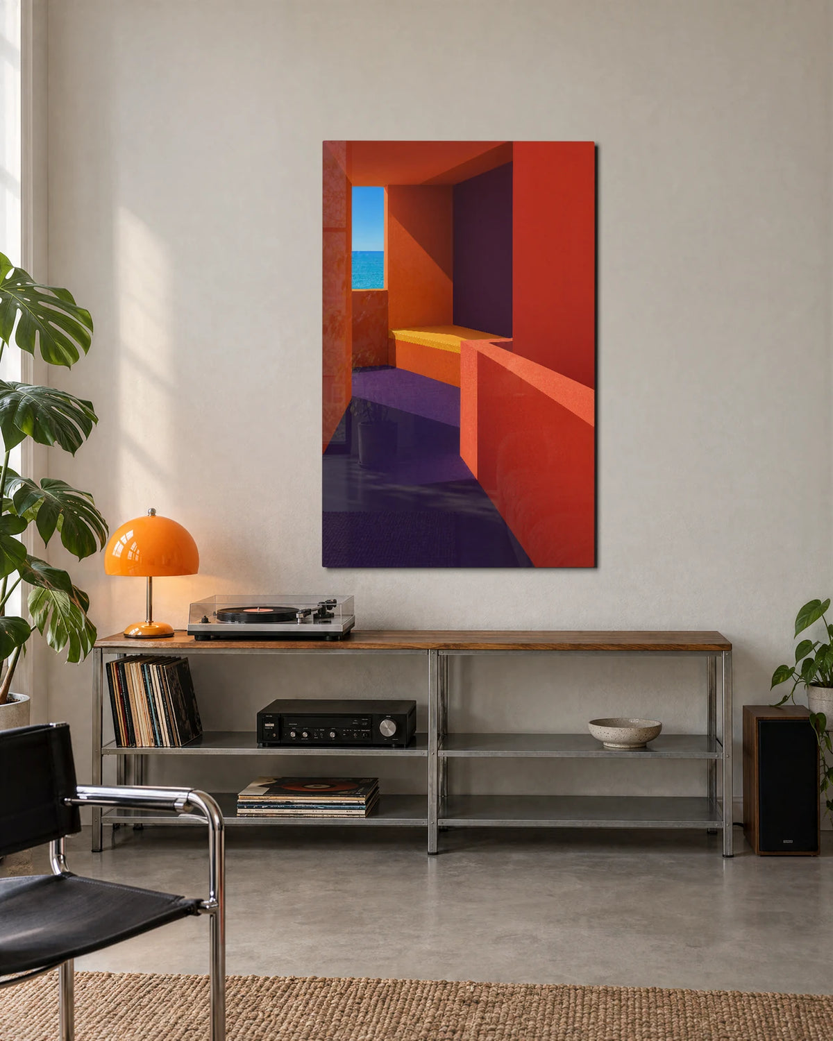 The Orange Alcove — shown in a living space