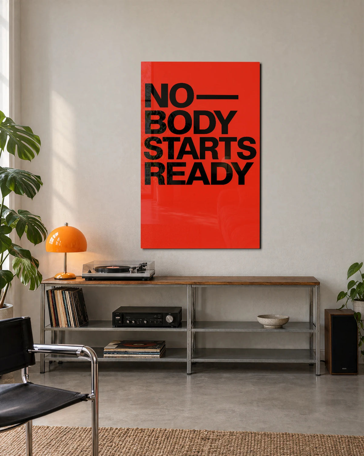 Nobody Starts Ready — shown in a living space