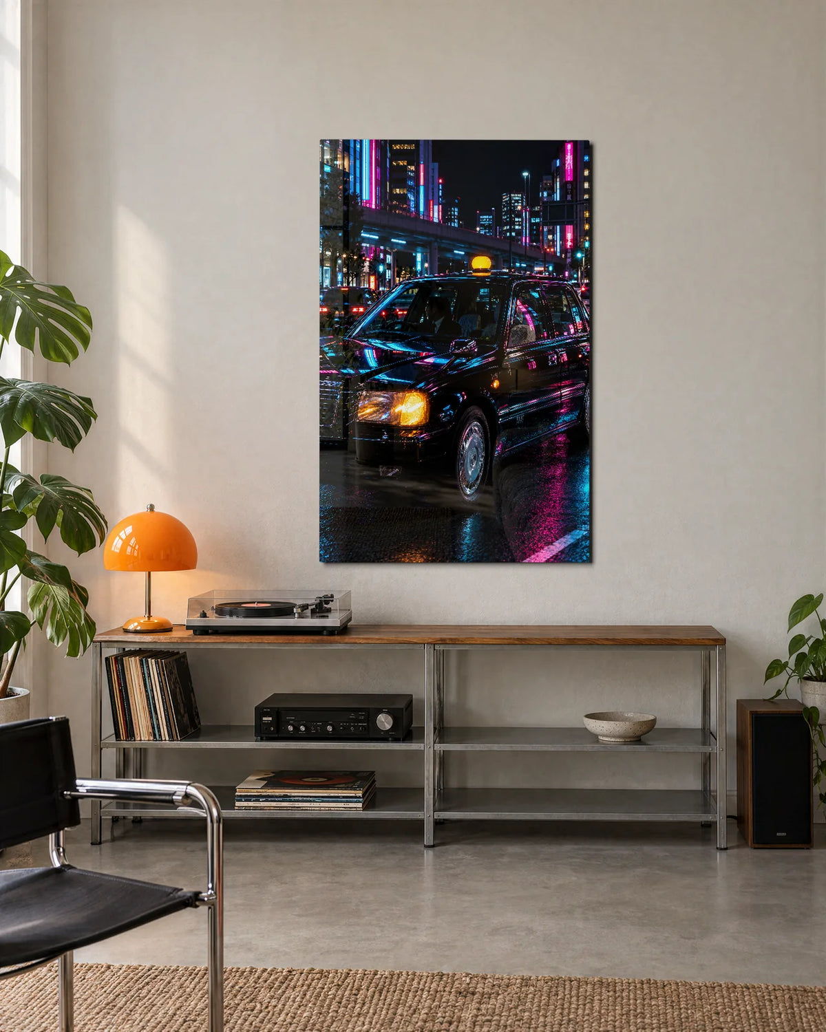 Taxi After Dark — shown in a living space