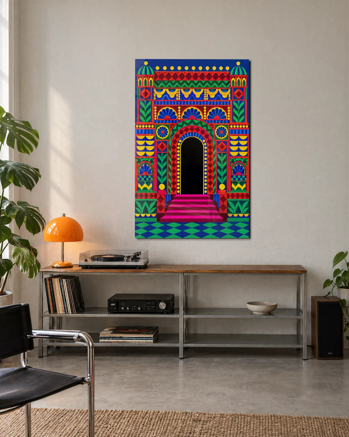 Patterned Passage — shown in a living space