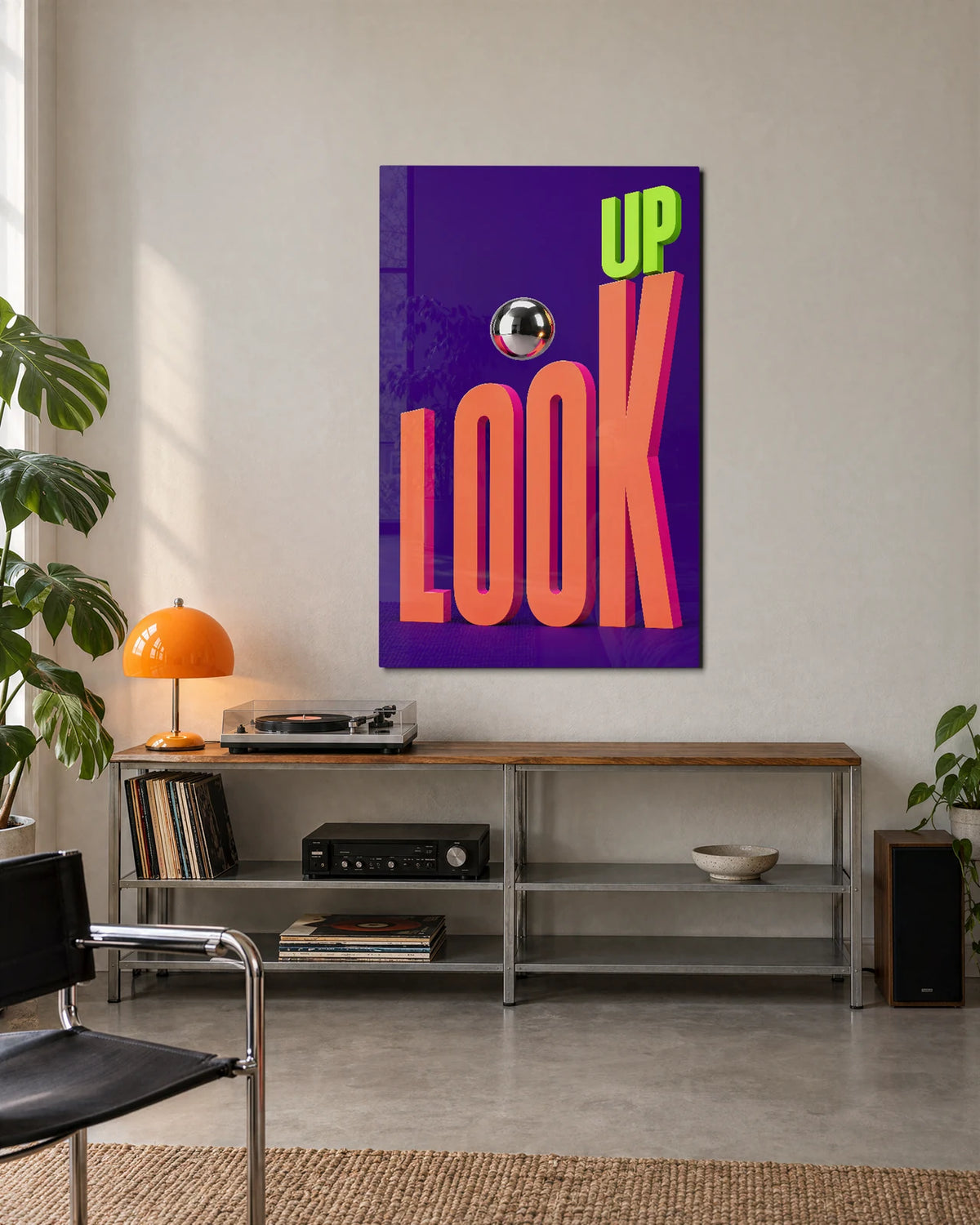Look Up — shown in a living space