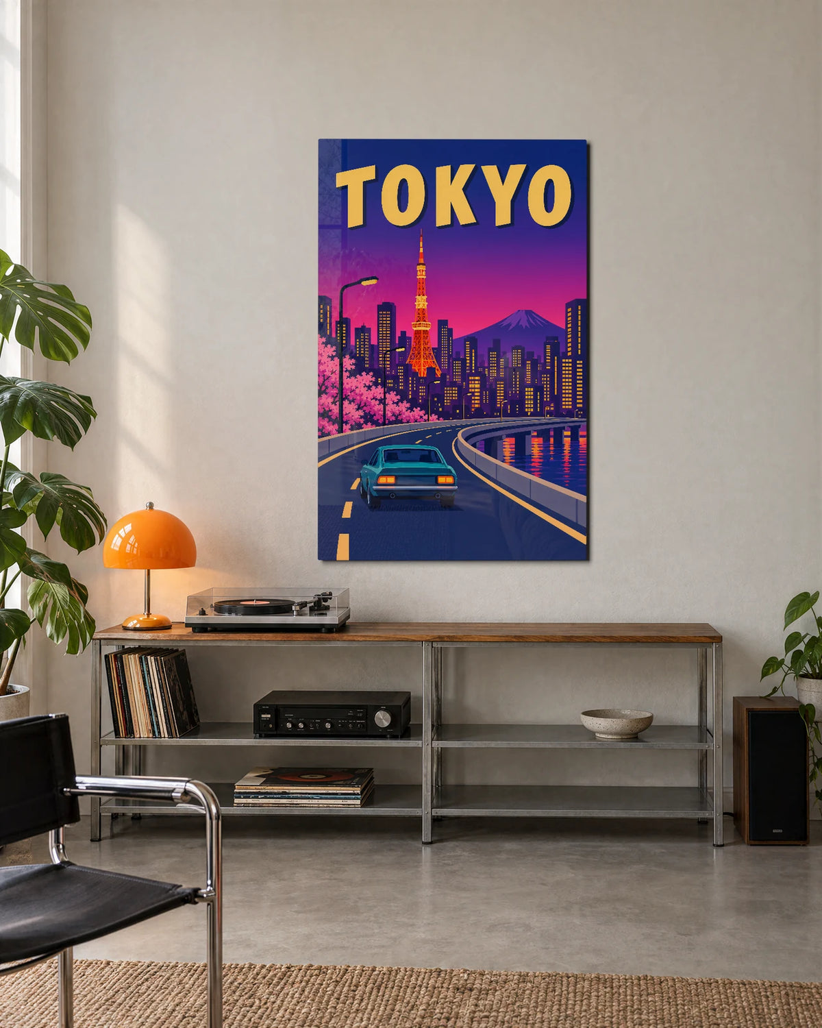 Tokyo Evening Drive — shown in a living space