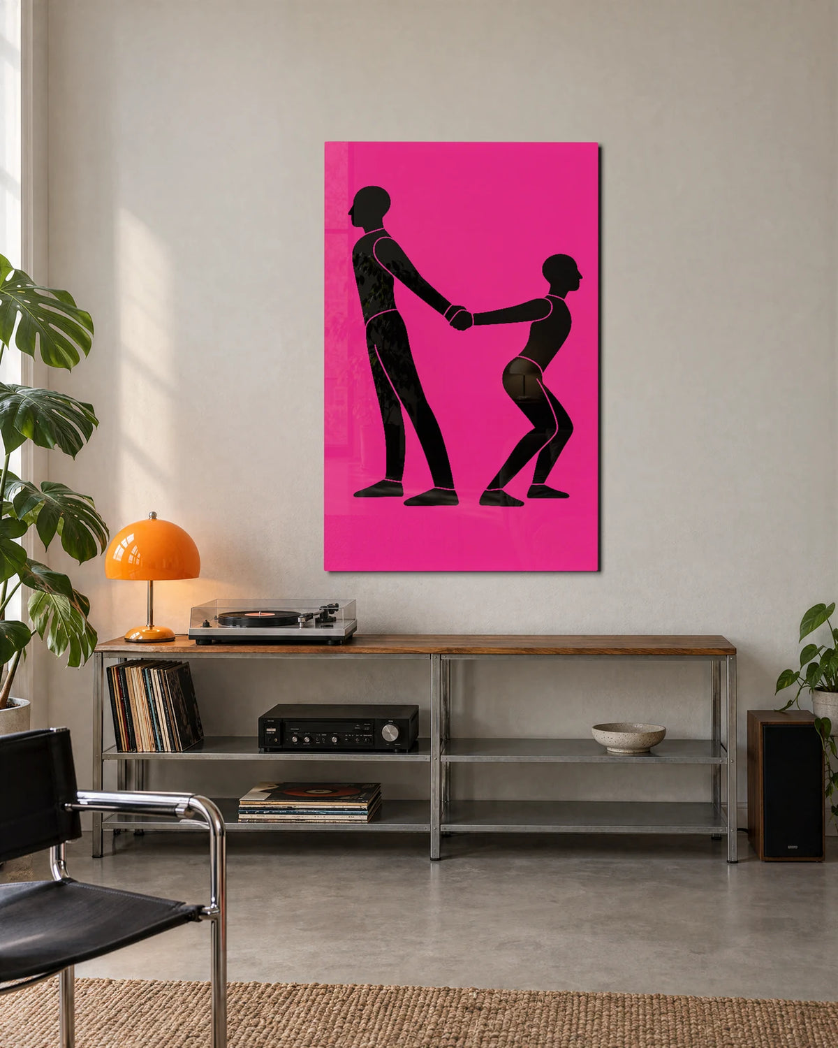 A Little Pull — shown in a living space